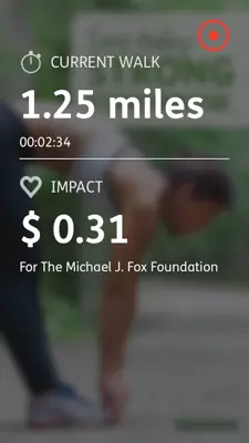 Charity Miles android App screenshot 0